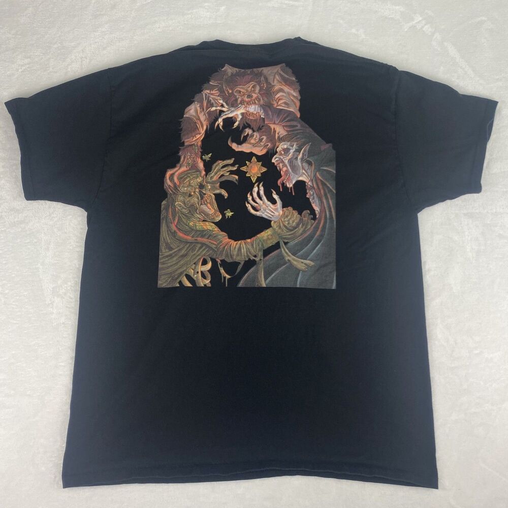 Hanes The Amulet Decides the Chosen Graphic Shirt Adult Large Black Short Sleeve